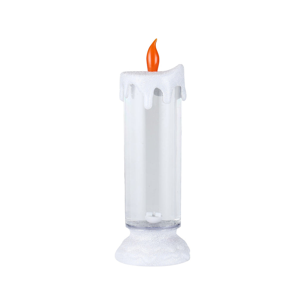 Rotating Color Changing Glitter LED Romantic Crystal Candle