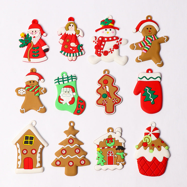 New Gingerbread Man Christmas Tree Decoration Christmas Scene Decoration Pendant