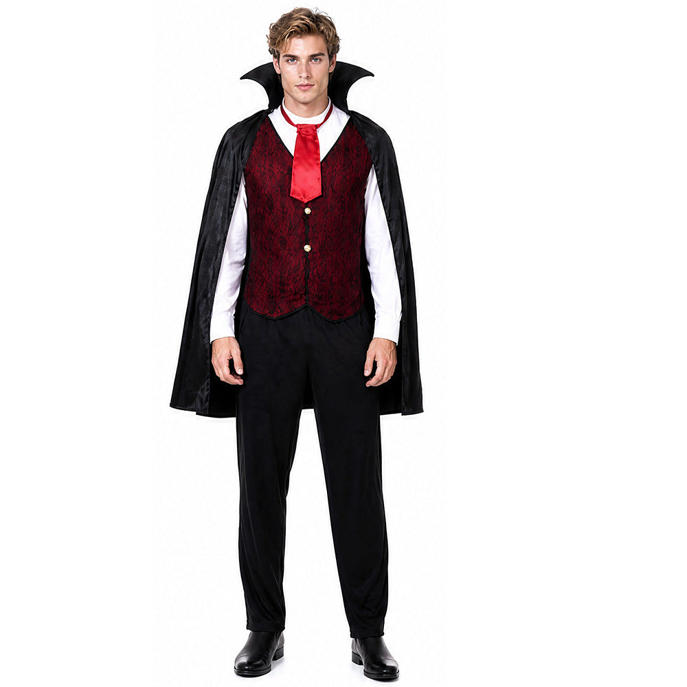 Halloween Adult Vampire Cosplay Costume Vampire Devil Duke Party Role Play Costume Outfit