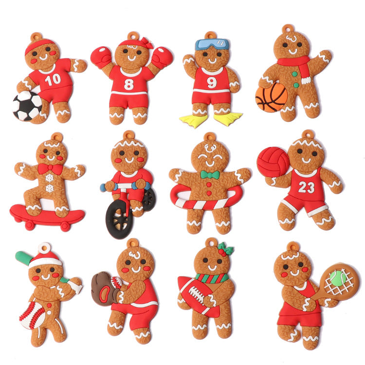 New Gingerbread Man Christmas Tree Decoration Christmas Scene Decoration Pendant