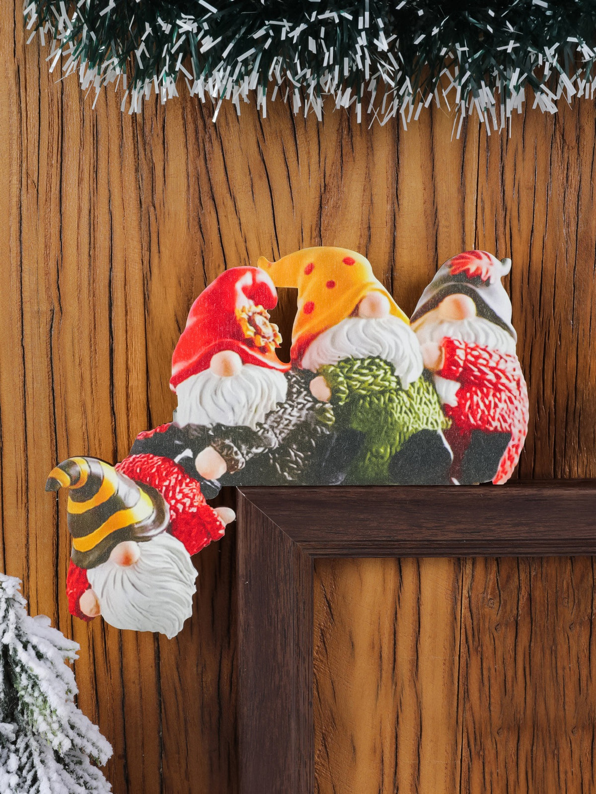 Christmas door frame decoration Christmas door corner door frame decoration