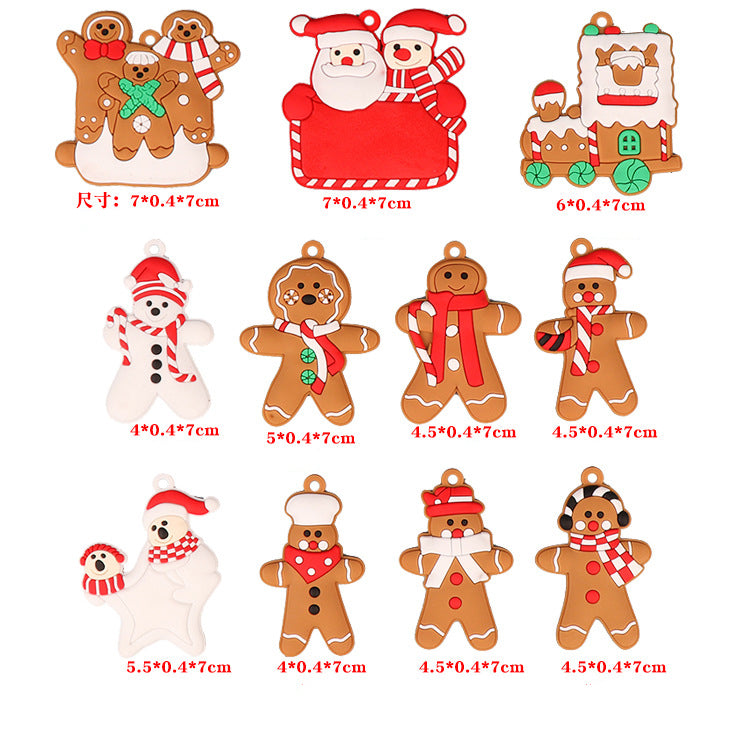 New Gingerbread Man Christmas Tree Decoration Christmas Scene Decoration Pendant
