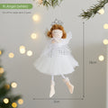 Christmas Angel Girl Ornament Christmas Tree Decoration Cute Doll Hanging Ornament Festival Scene Atmosphere Decoration Hanging Decor