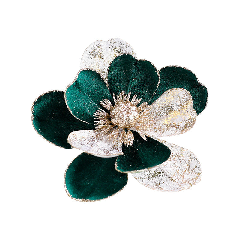 Christmas Flower Artificial Flower Dried Flower Festival Decoration European Style Preserved Flower Ornament Christmas Tree Decoration
