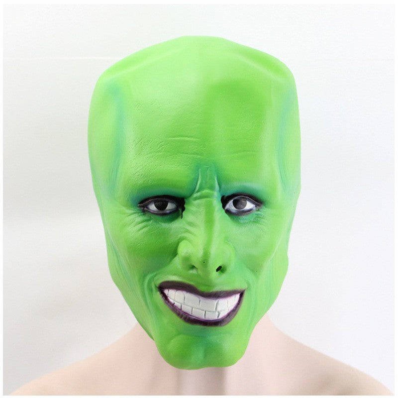 Masked Man Cosplay Costume Jim Carrey The Mask Suit Halloween Outfit