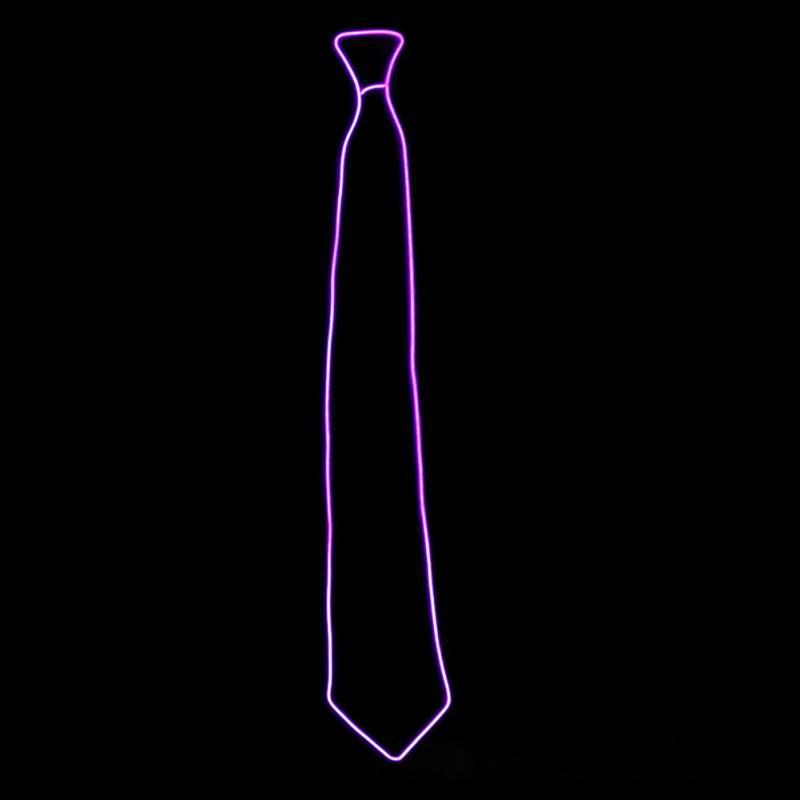 LED Arrow Light-Up Tie, EL Cold Light Tie Formal Wedding Groom Fashion Accessory