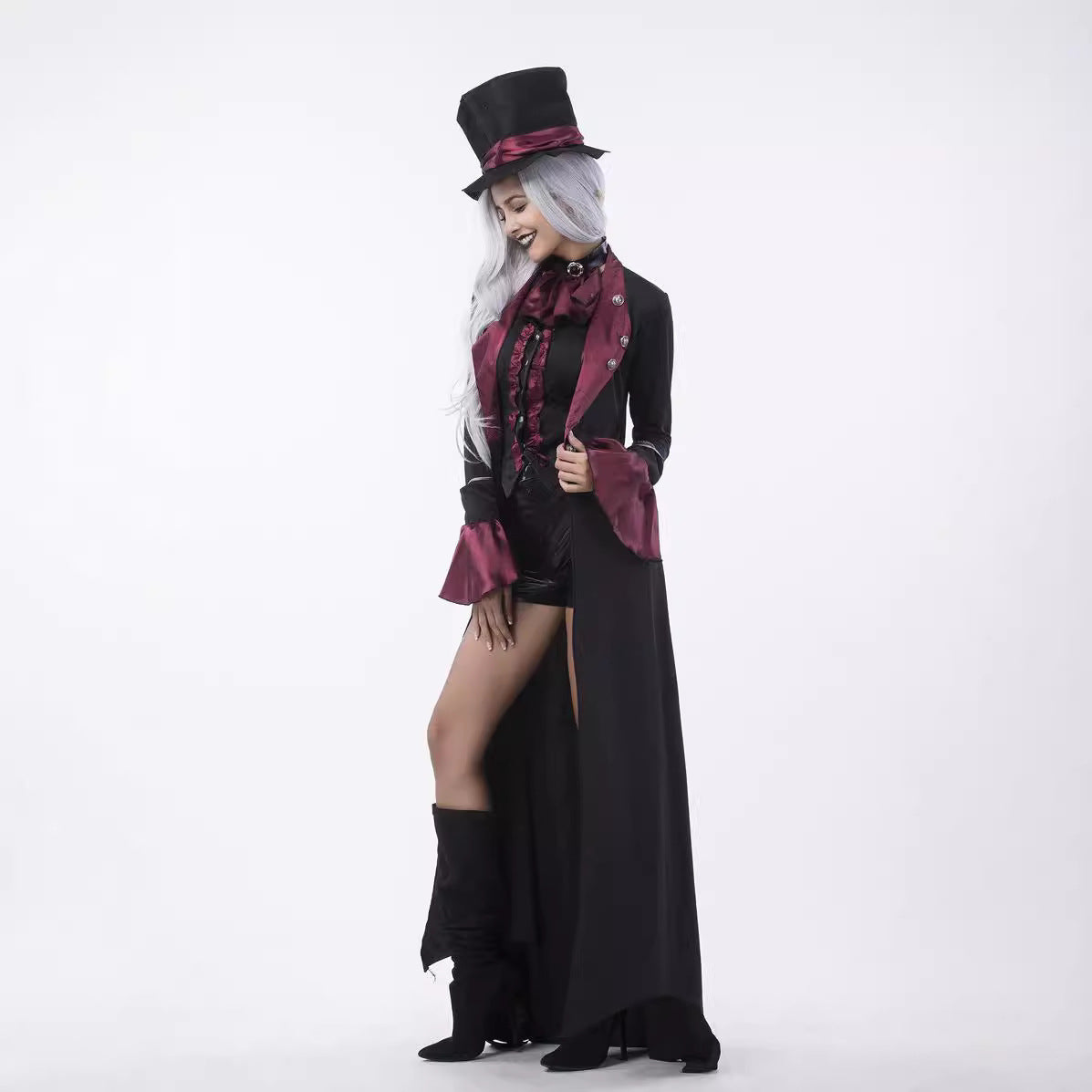 Vampire Costume Cosplay Outfit for Women Halloween Role Play Movie