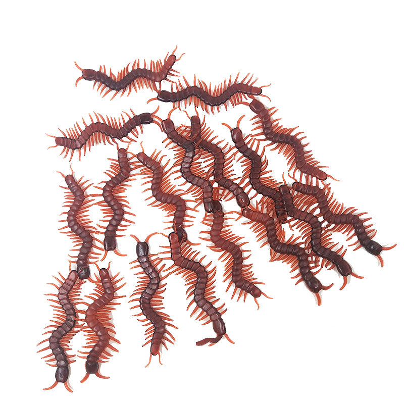 New Exotic Toys Simulation Animal Centipede Tricky Spoof Centipede April Fool's Props Halloween Props