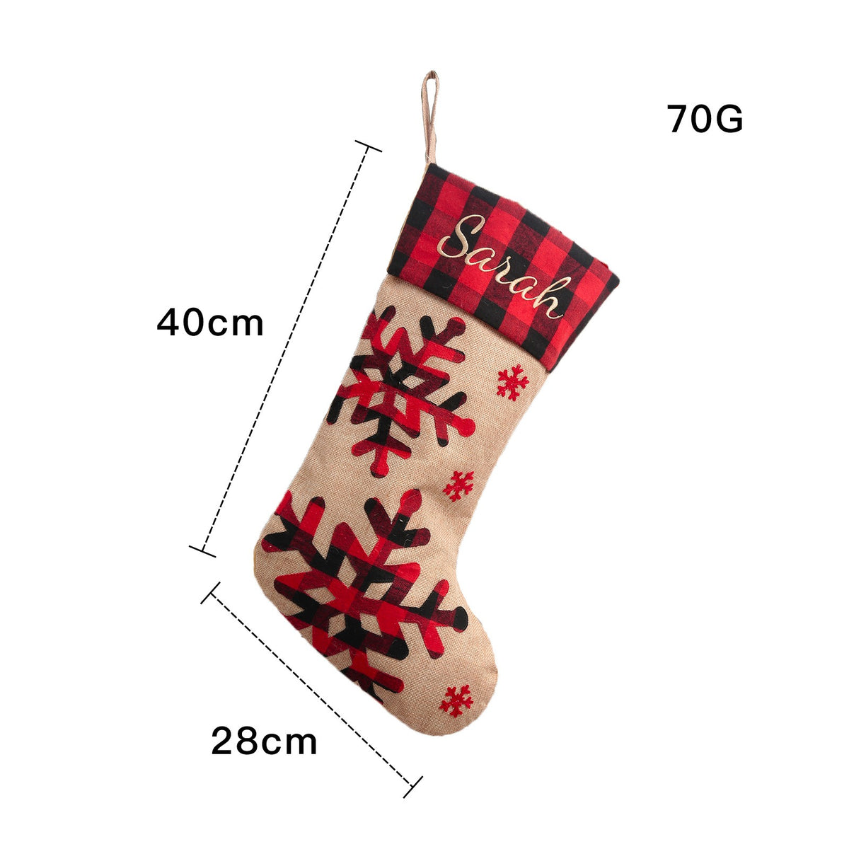 Christmas Decoration Large Machine Embroidered Christmas Socks Christmas Gebu Elk Snowflake Children's Gift Socks Pendant
