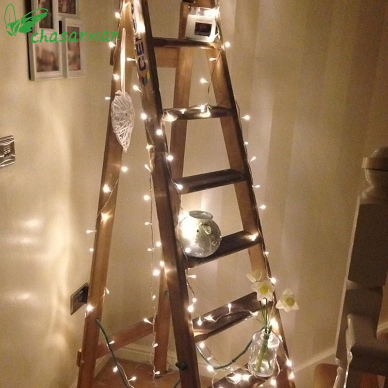 Romantic 10m 100 LED String Lights New Year Decoration Christmas Decoration Christmas Tree Decorations Adornos De Navidad