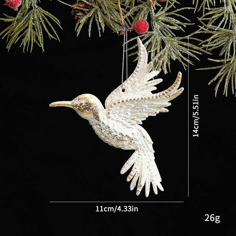 White Irregular Christmas Tree Ornament Decoration, Multiple Styles