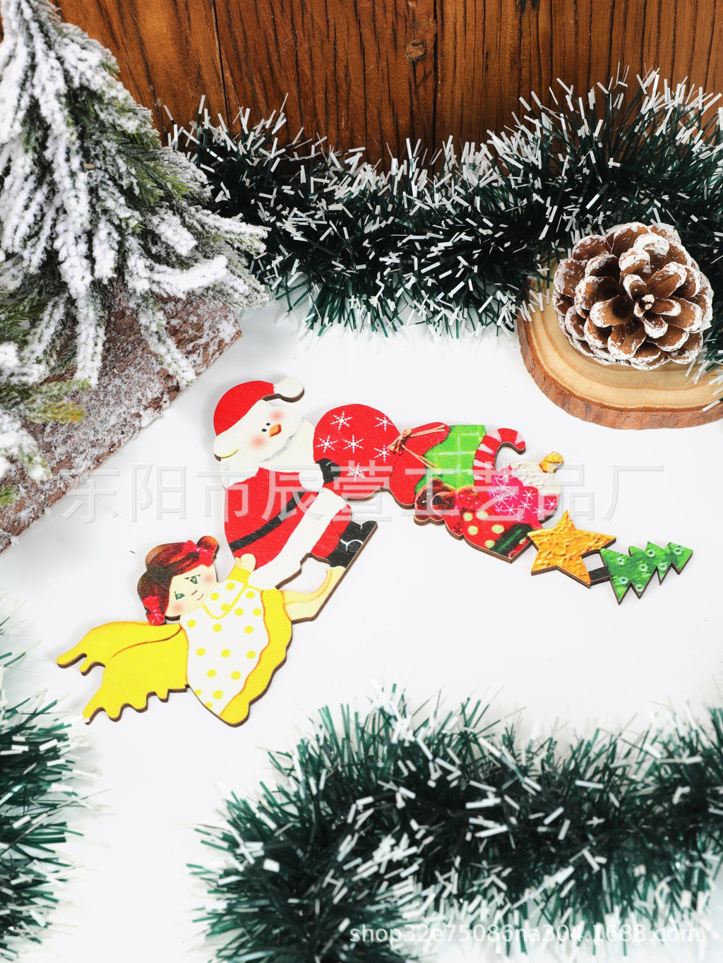 Christmas door frame decoration Christmas door corner door frame decoration