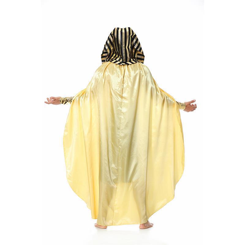 Egyption Pharaoh Costume for Men Adult Halloween Cosplay Stage Wear