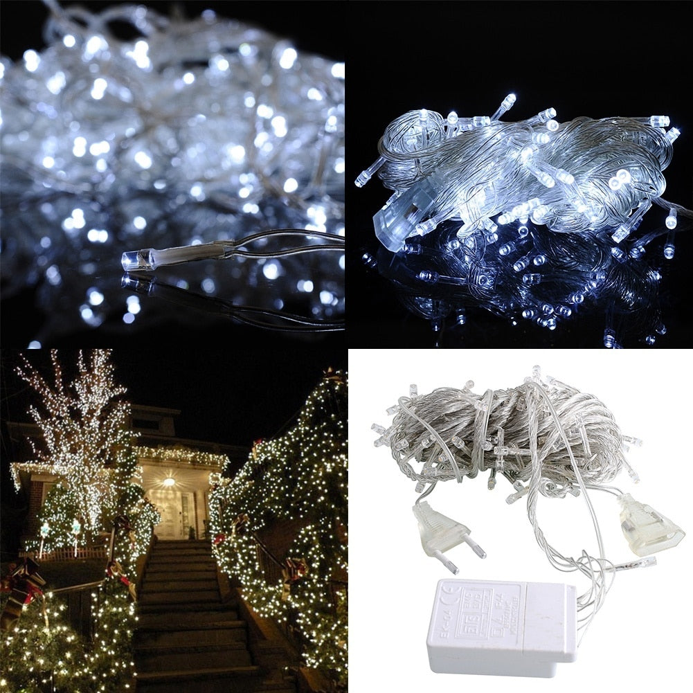 Romantic 10m 100 LED String Lights New Year Decoration Christmas Decoration Christmas Tree Decorations Adornos De Navidad