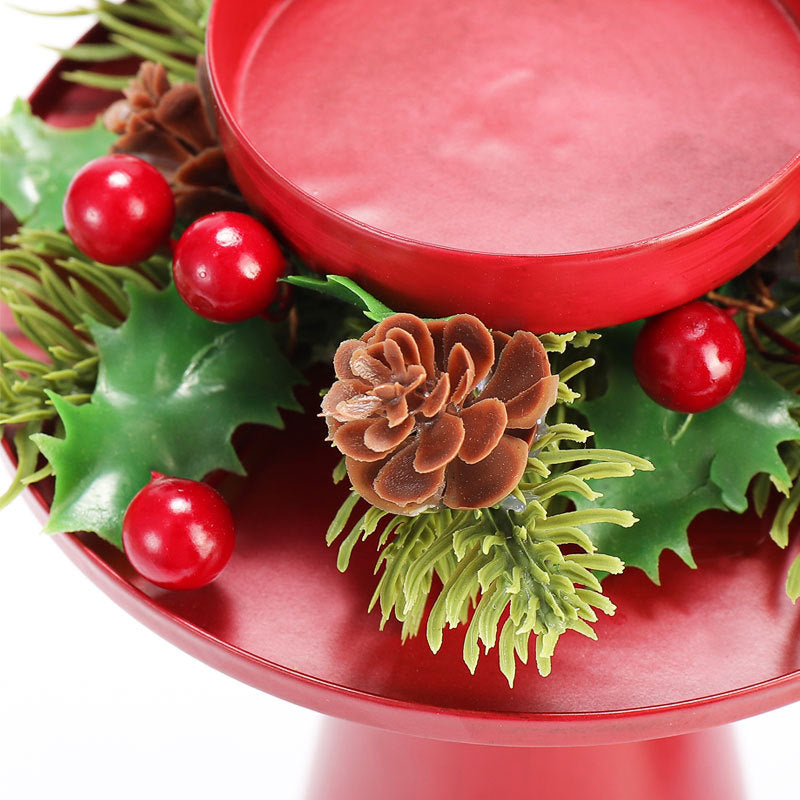 Christmas ornament creative retro decoration Christmas candle holder