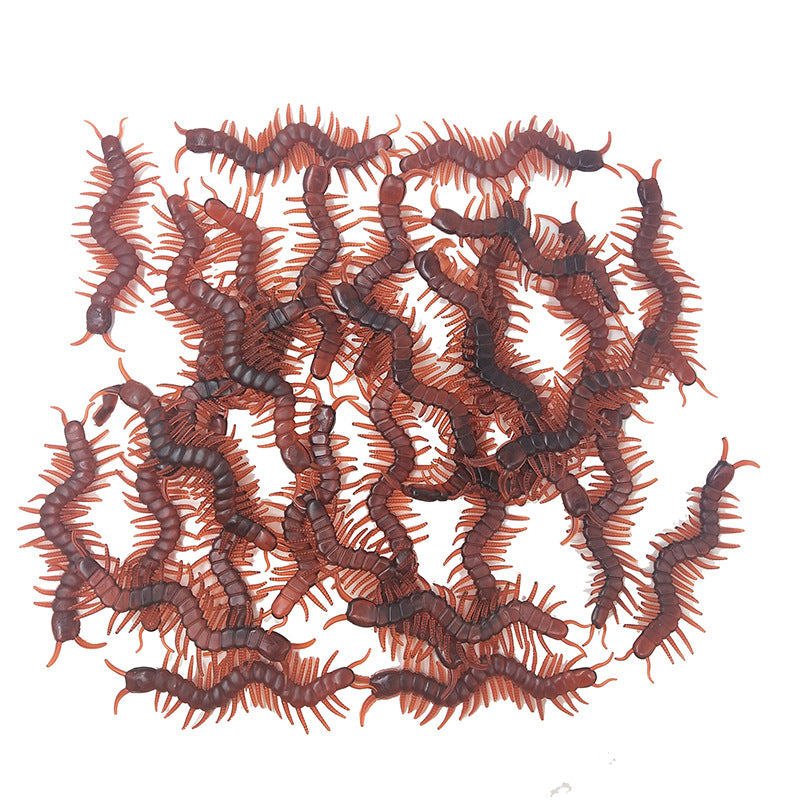 New Exotic Toys Simulation Animal Centipede Tricky Spoof Centipede April Fool's Props Halloween Props