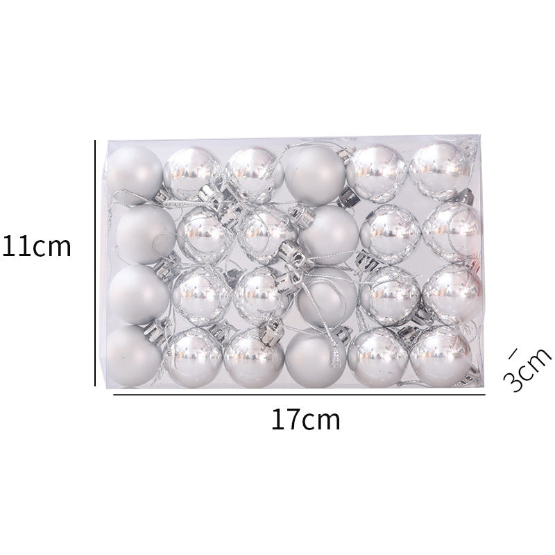 Christmas Ball Plastic Electroplating Christmas Ball Christmas Tree Creative Decoration Gift