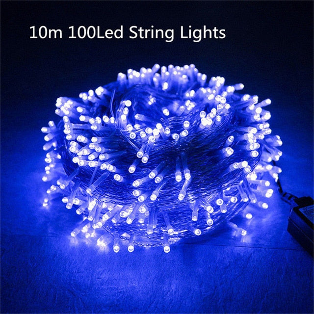 Romantic 10m 100 LED String Lights New Year Decoration Christmas Decoration Christmas Tree Decorations Adornos De Navidad